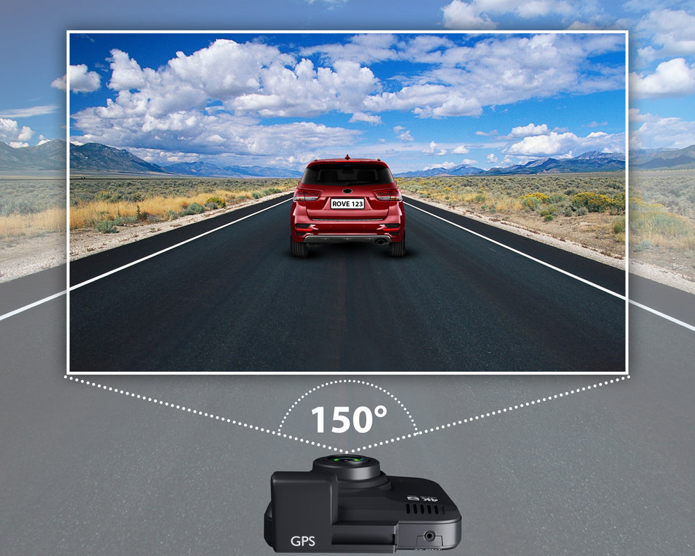 Wide viewing angle in dashcams