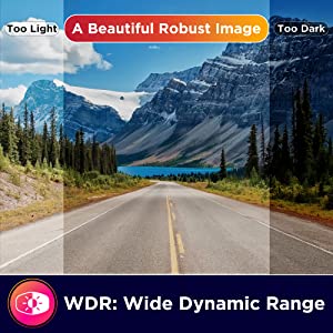 WDR Feature of ROVE R2-4k dash cam