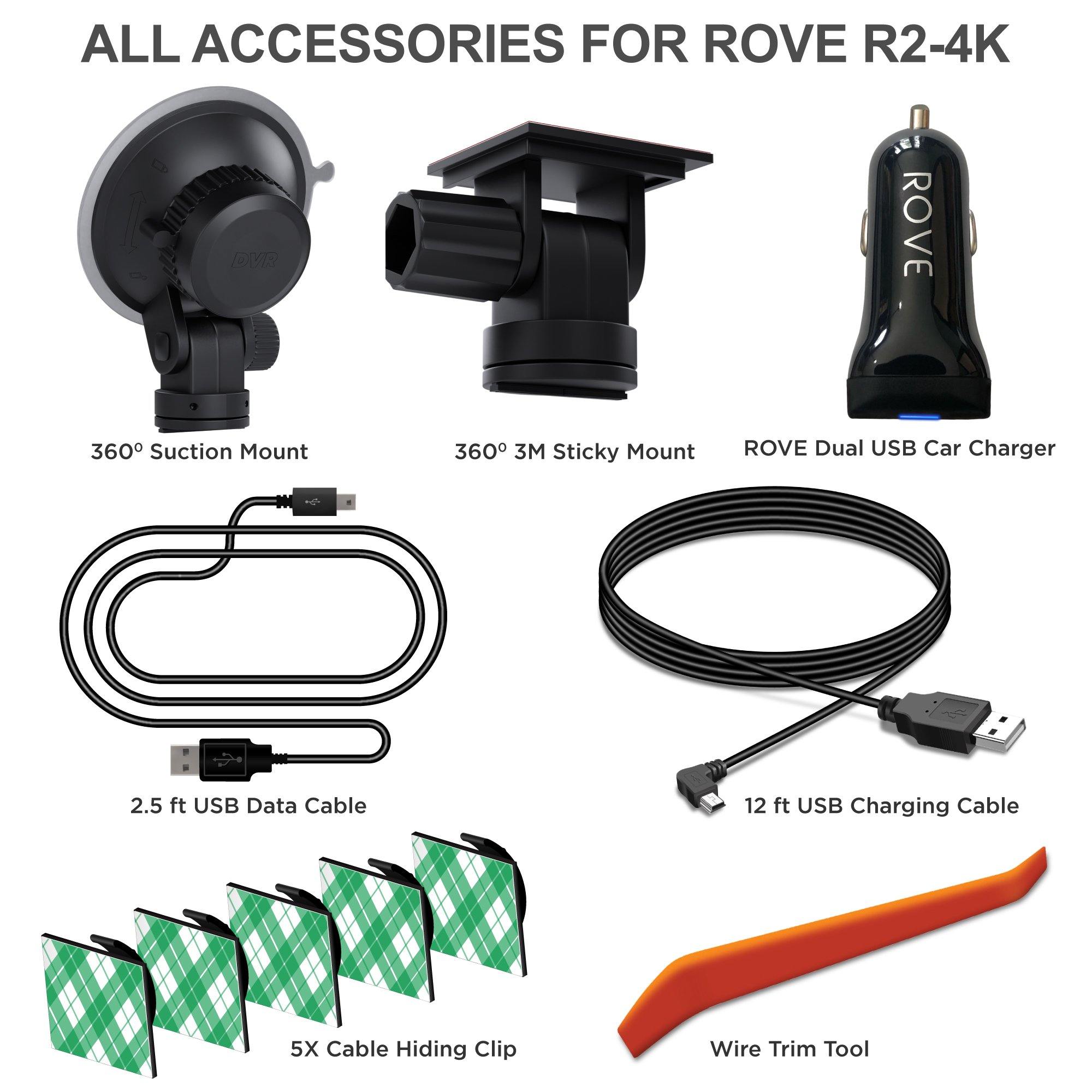 ROVE R2-4K Set up All Accessories