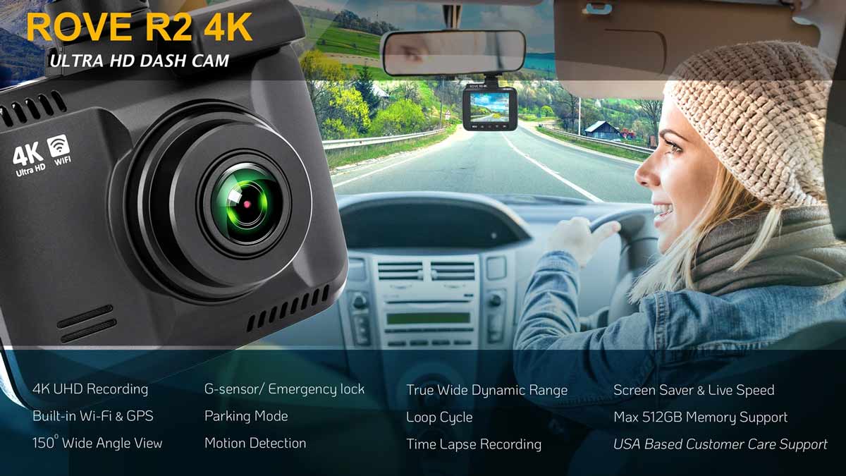 ROVE Dash Cam feature