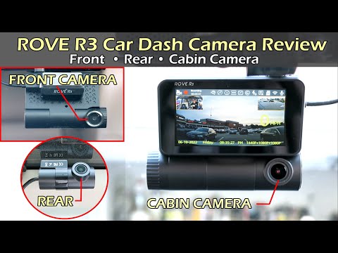 ROVE R3 Dash Cam - Returned Item within their 1st 30-days [Open Box]