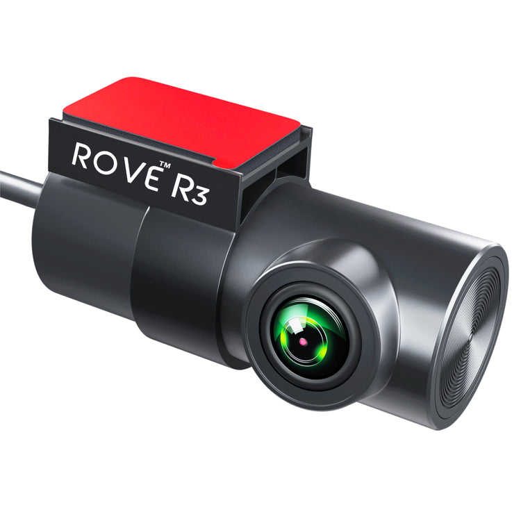 ROVE R3 Rear Cam, 180° Vertically Rotatable, 1080p full HD F1.8-140° Wide Angle and Night Vision enabled, Interior Rear Cam for Car, Truck, Mini RVs and Camper van